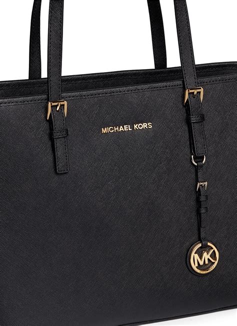 michael michael kors jet set travel saffiano leather tote 278.00|michael michael kors jet set saffiano top zip tote .